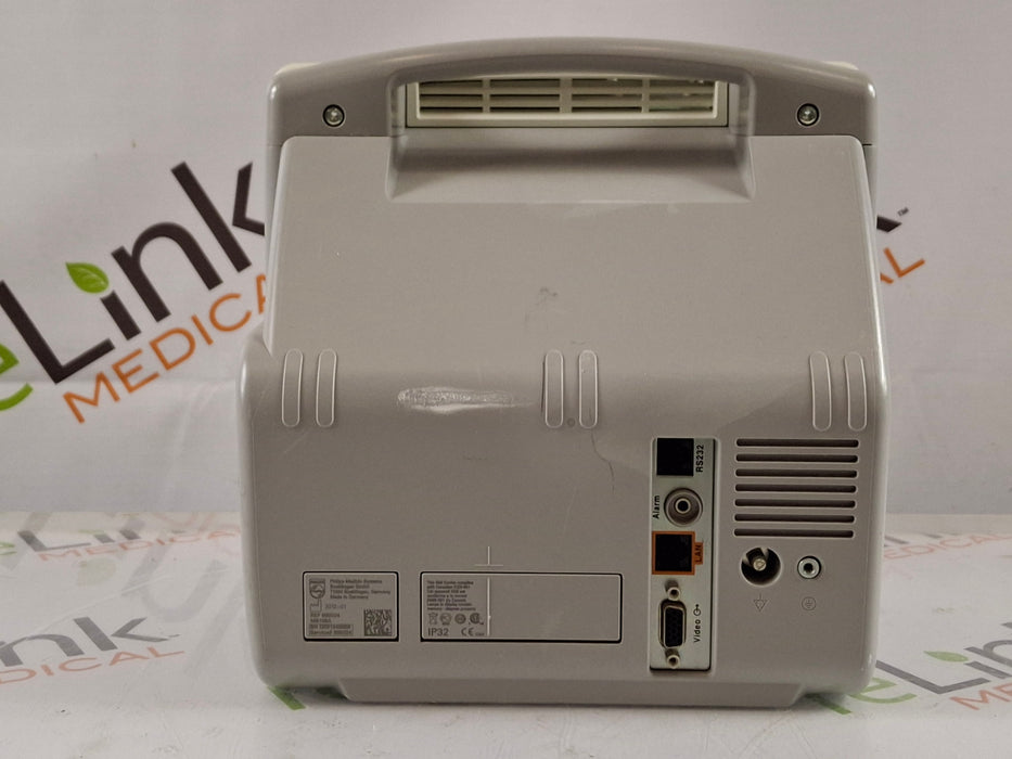 Philips Intellivue MP5 - ECG, OxiMax SpO2, NIBP Patient Monitor