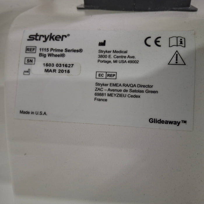 Stryker 1115 Big Wheel Glideaway Stretcher