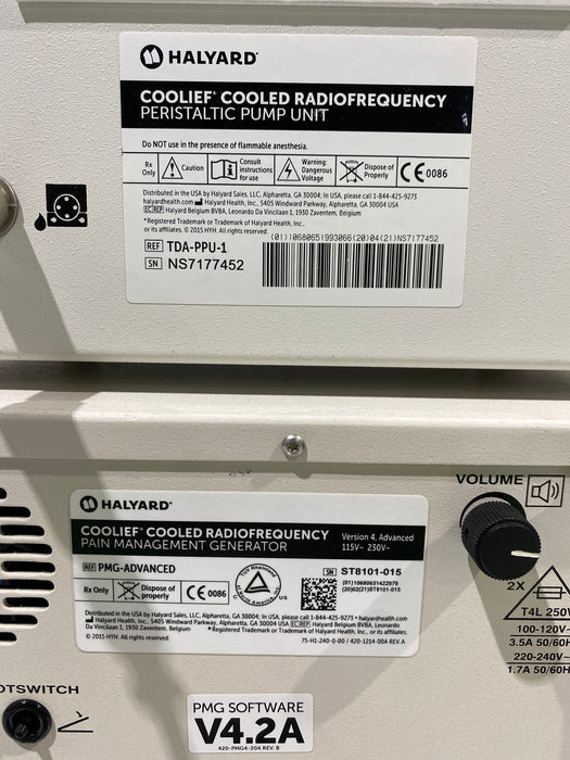 Halyard Health, Inc. PMG-Advanced w/Pump Pain Management Generator