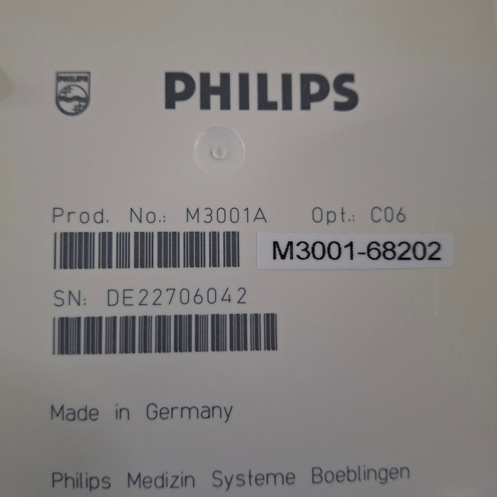 Philips M3001A-C06 Fast SpO2, NIBP, ECG, Temp, IBP MMS Module