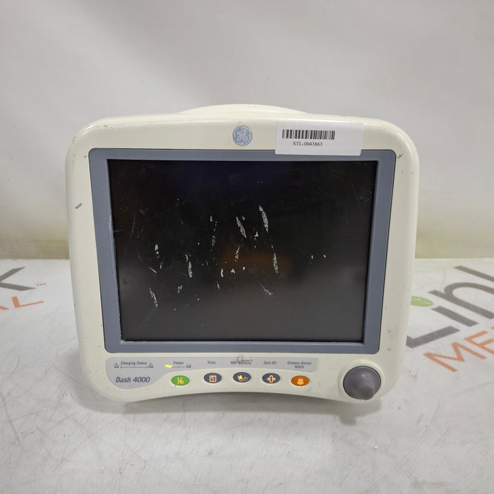 GE Healthcare Dash 4000 - GE/Nellcor SpO2 Patient Monitor