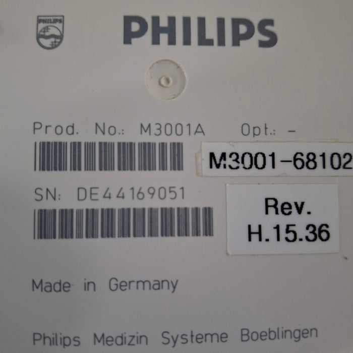Philips M3001A-A01 Fast SpO2, NIBP, ECG MMS Module