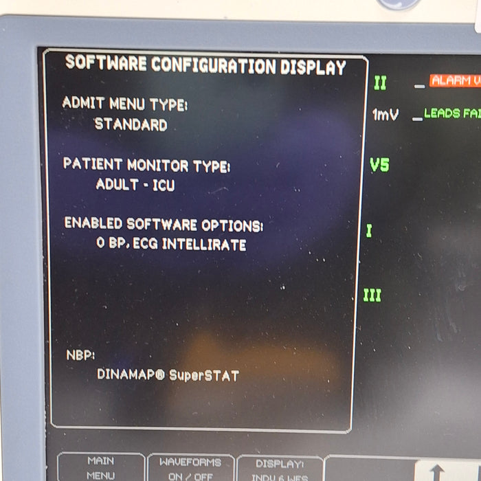 GE Healthcare Dash 4000 - GE/Nellcor SpO2 Patient Monitor