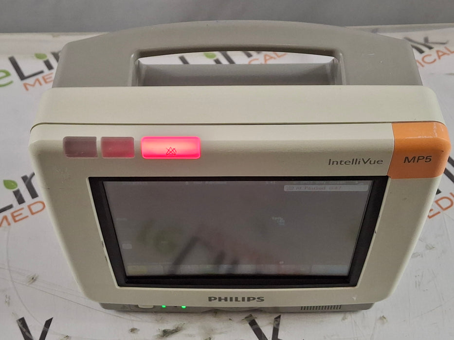 Philips Intellivue MP5 - ECG, Fast SpO2, NIBP Patient Monitor