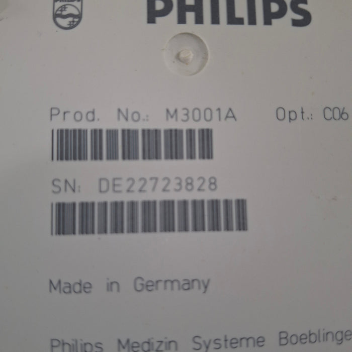 Philips M3001A-C06 Fast SpO2, NIBP, ECG, Temp, IBP MMS Module