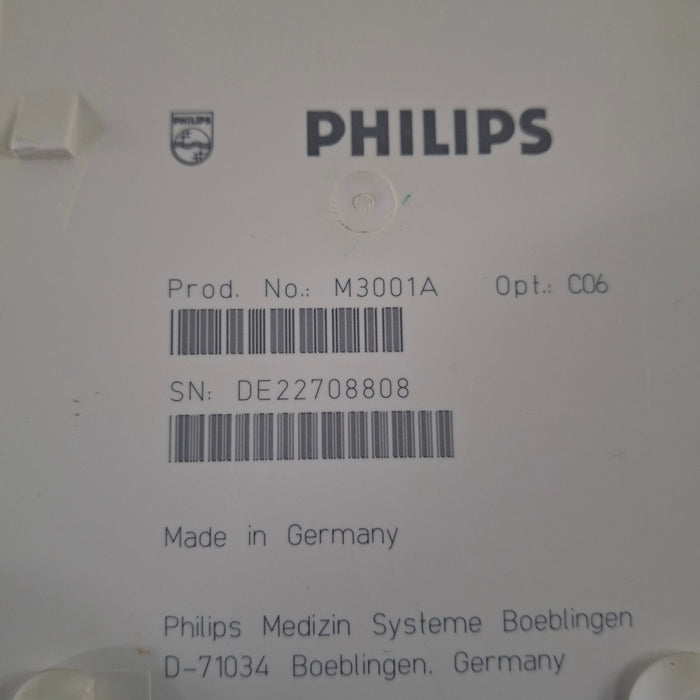 Philips M3001A-C06 Fast SpO2, NIBP, ECG, Temp, IBP MMS Module