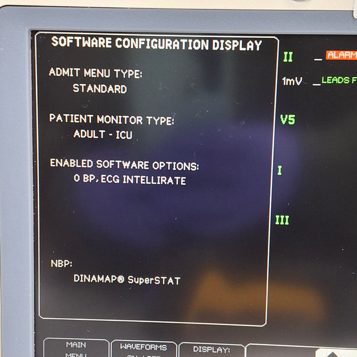 GE Healthcare Dash 4000 - Masimo SpO2 Patient Monitor
