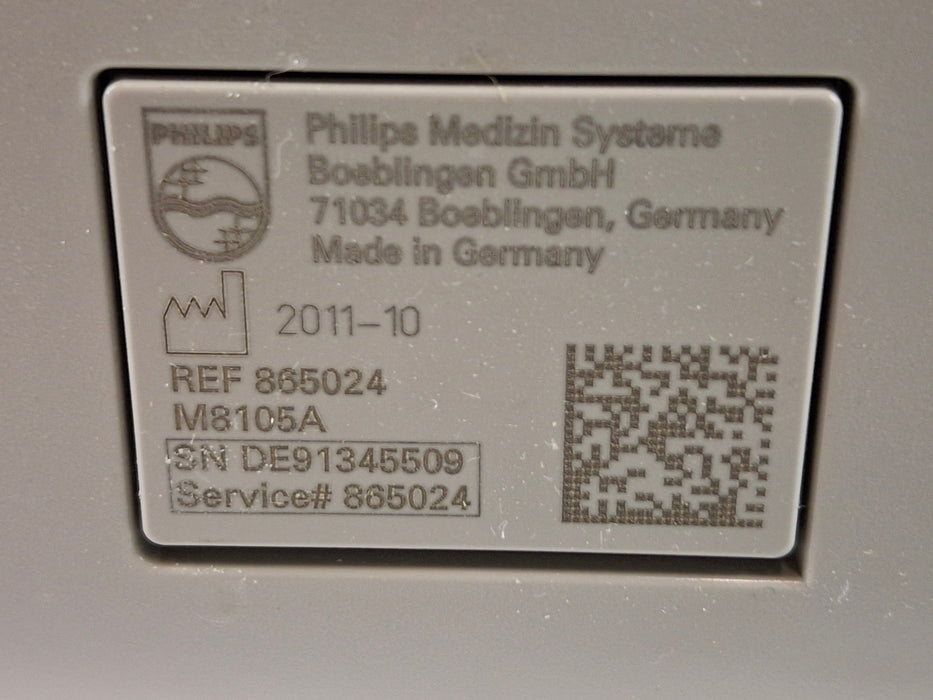 Philips Intellivue MP5 - ECG, OxiMax SpO2, NIBP Patient Monitor