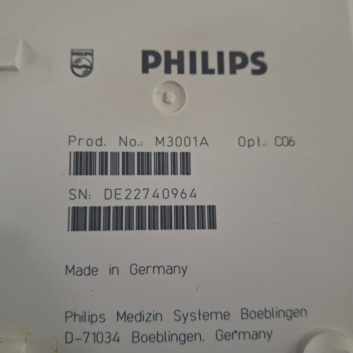 Philips M3001A-C06 Fast SpO2, NIBP, ECG, Temp, IBP MMS Module