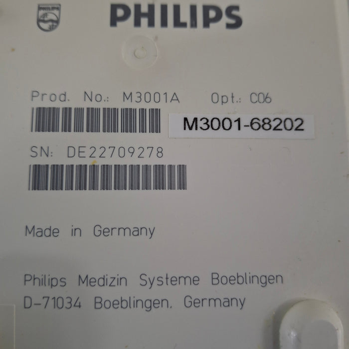 Philips M3001A-C06 Fast SpO2, NIBP, ECG, Temp, IBP MMS Module