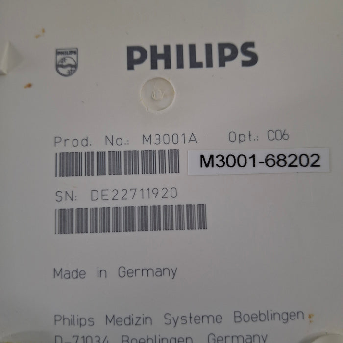Philips M3001A-C06 Fast SpO2, NIBP, ECG, Temp, IBP MMS Module