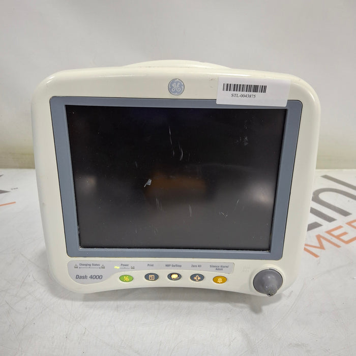 GE Healthcare Dash 4000 - GE/Nellcor SpO2 Patient Monitor