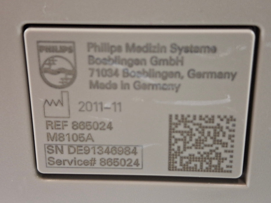 Philips Intellivue MP5 - ECG, OxiMax SpO2, NIBP Patient Monitor