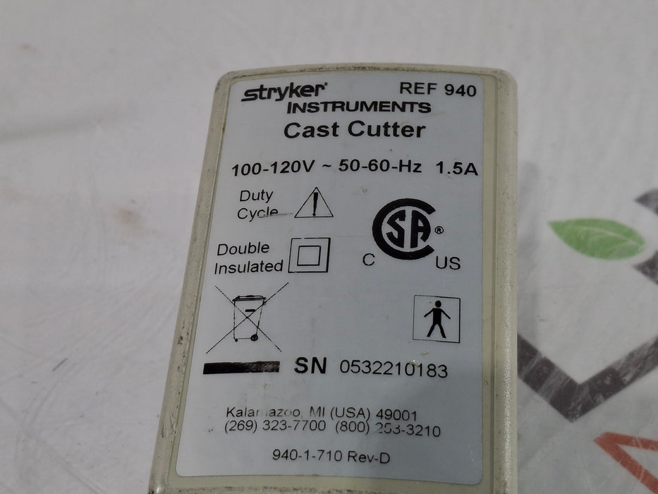 Stryker 940 Cast Cutter