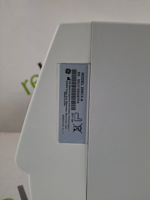 GE Healthcare Corometrics 250cx Series Model 259cx-a Fetal Monitor