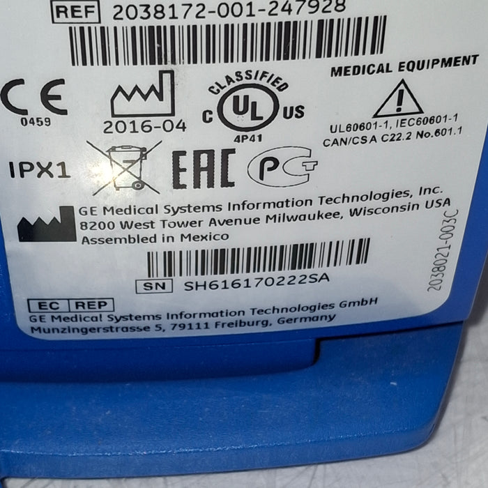 GE Healthcare Dinamap V100 - NIBP, SpO2, Temp Vital Signs Monitor