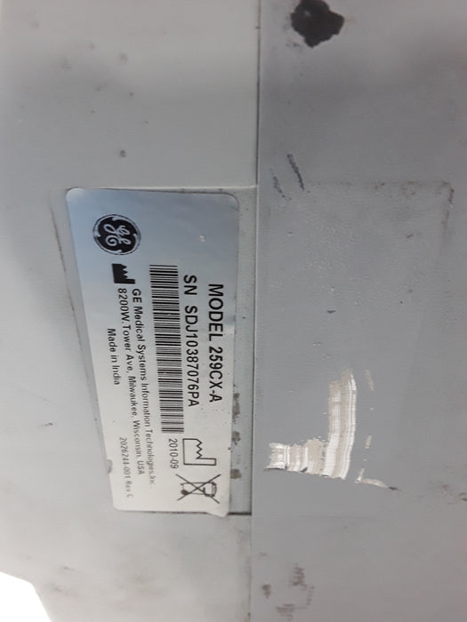 GE Healthcare Corometrics 250cx Series Model 259cx-a Fetal Monitor