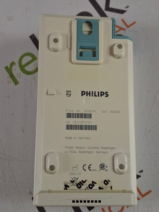 Philips M3001A-A02C06 OxiMax SpO2, NIBP, ECG, Temp, IBP MMS Module