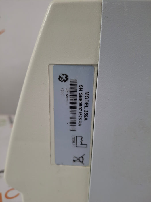 GE Healthcare Corometrics 250 Series Model 259 Fetal Monitor