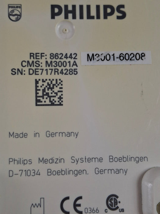 Philips M3001A-A04C06 OxiMax SpO2, NIBP, ECG, Temp, IBP MMS Module