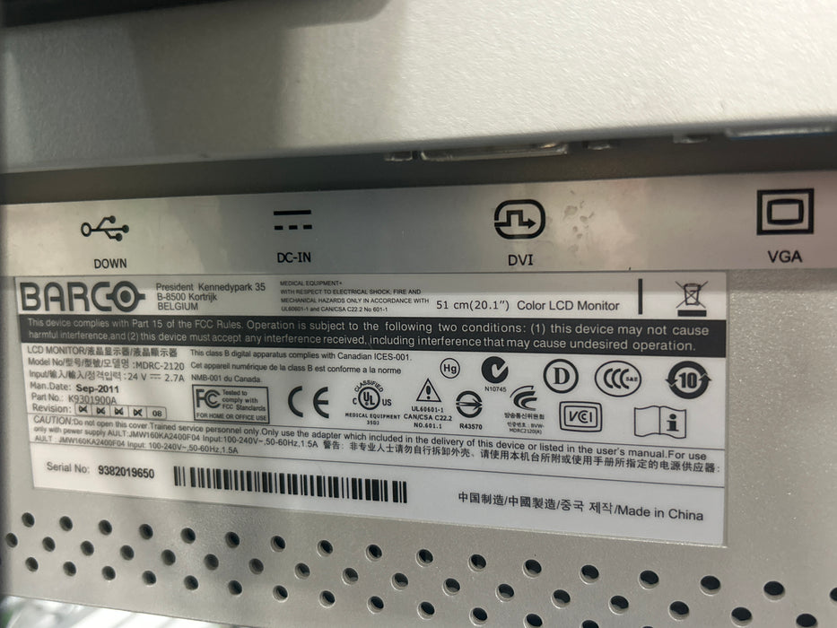 Barco MDRC-2120 Monitor