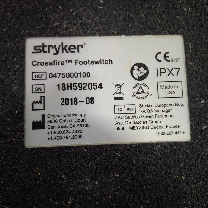Stryker Crossfire Footswitch