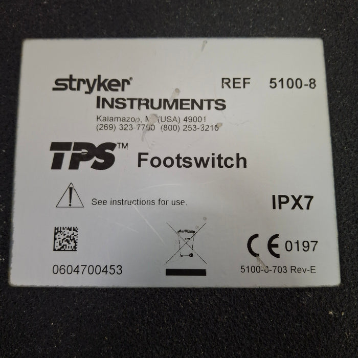 Stryker TPS 5100-8 Footswitch