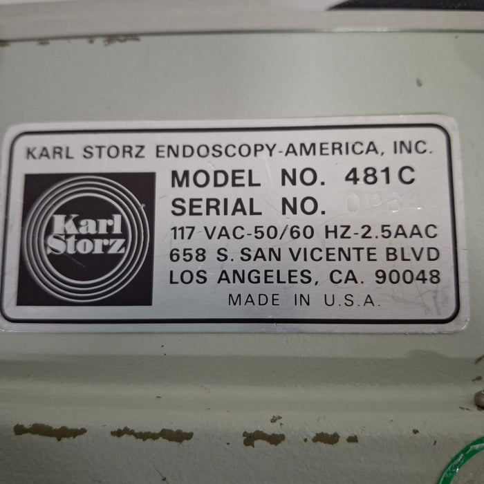 Karl Storz 481C Miniature Light Source