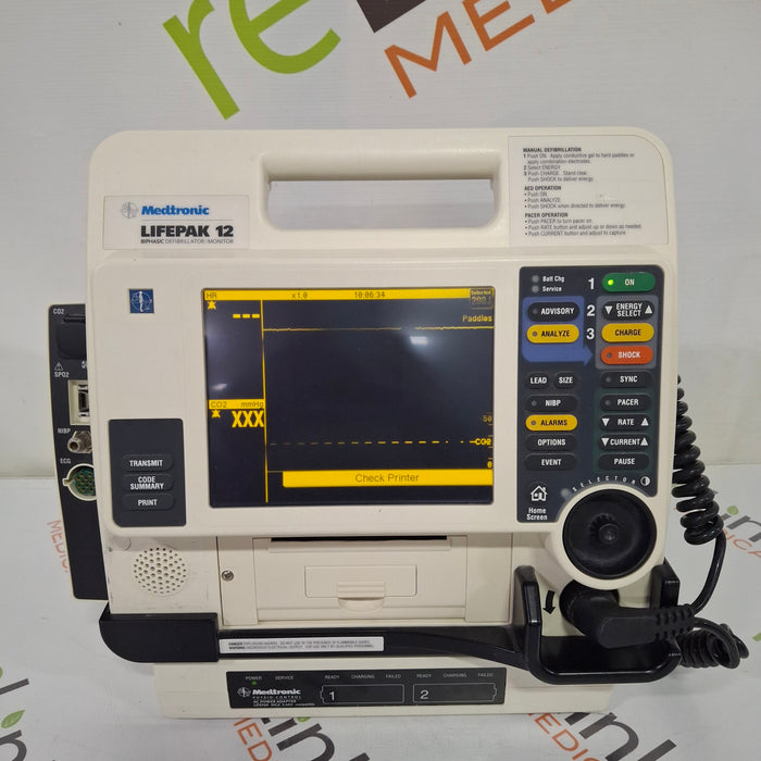 Physio-Control LifePak 12 3-Lead Defibrillator