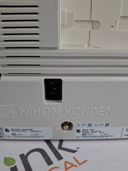 Nihon Kohden BSM-6501A Patient Monitor