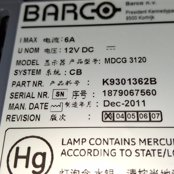 Barco MDCG-3120 Coronis 21" Grayscale Monitor