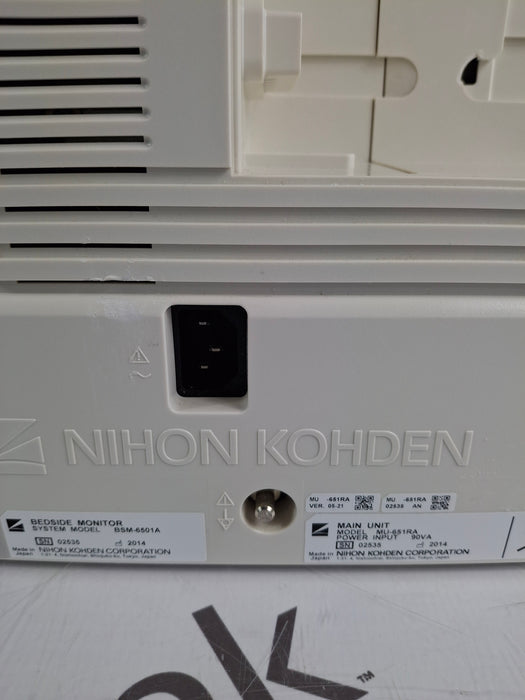 Nihon Kohden BSM-6501A Patient Monitor