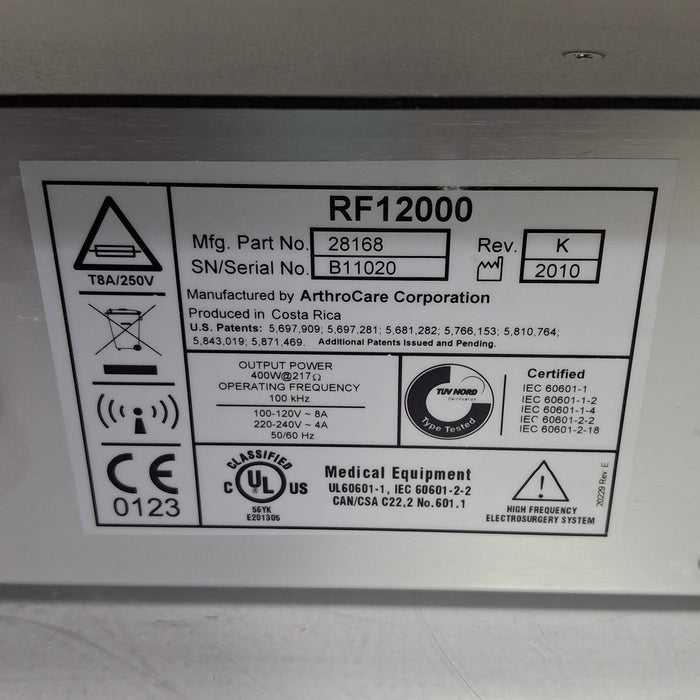 ArthroCare Corporation Quantum 2 Electrosurgical Unit