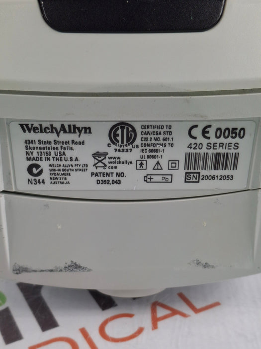 Welch Allyn Spot 420 - NIBP, Temp Vital Signs Monitor