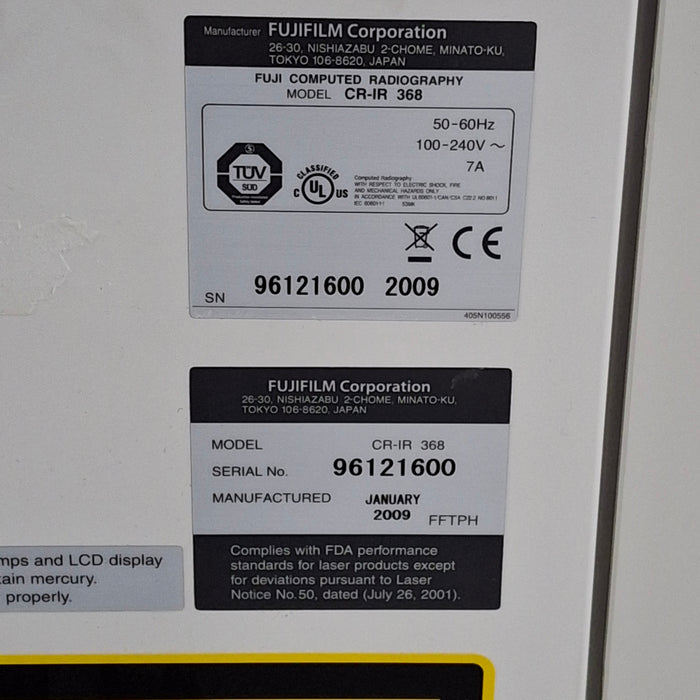 Fujifilm Clearview 1m Mammo CR Reader