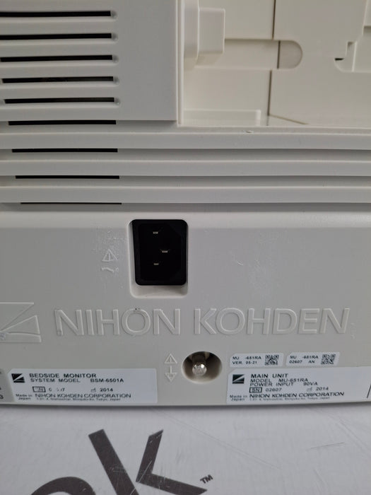 Nihon Kohden BSM-6501A Patient Monitor