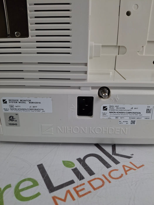 Nihon Kohden Life Scope BSM-6301A Patient Monitor