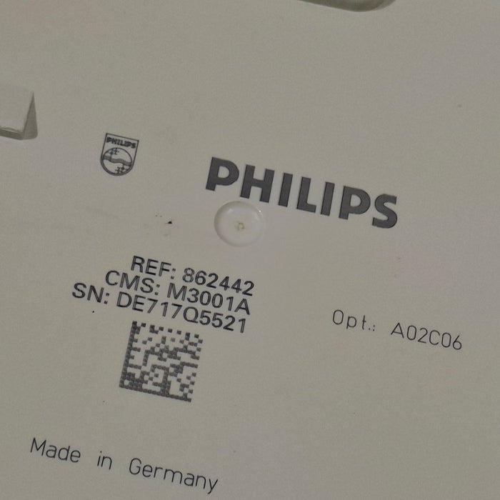 Philips M3001A-A02C06 OxiMax SpO2, NIBP, ECG, Temp, IBP MMS Module