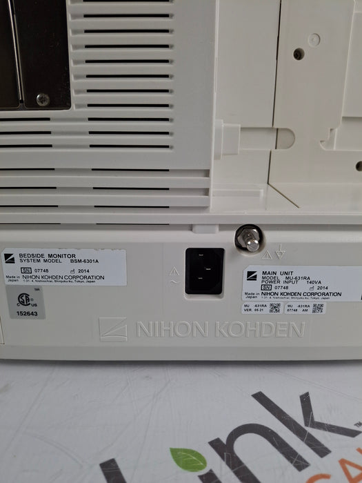 Nihon Kohden Life Scope BSM-6301A Patient Monitor