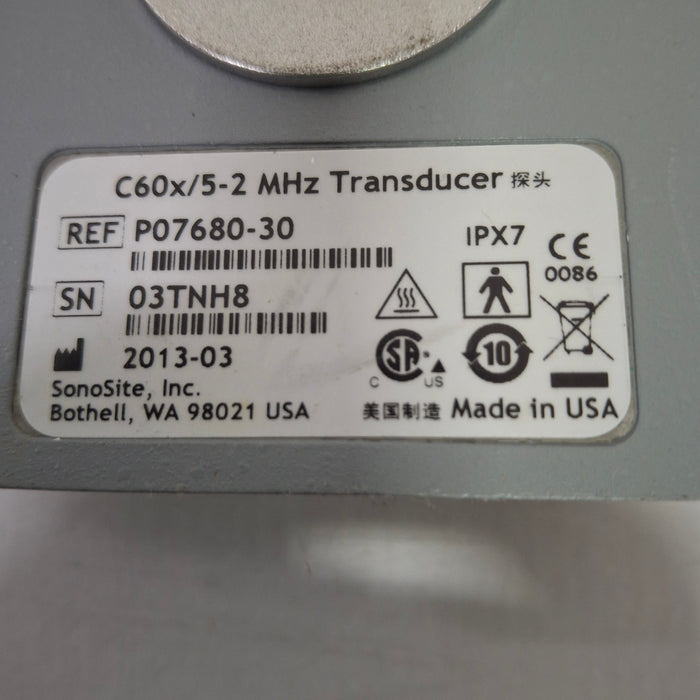 Sonosite C60x/5-2 MHz Convex Transducer