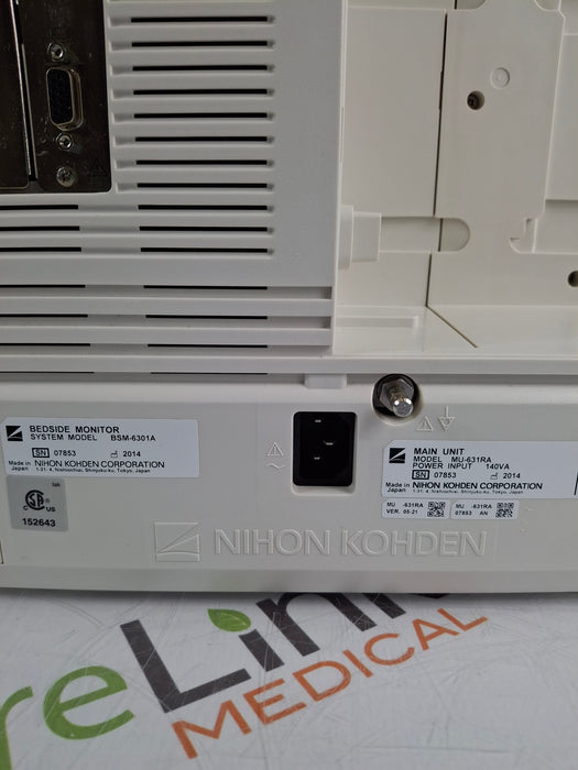 Nihon Kohden Life Scope BSM-6301A Patient Monitor
