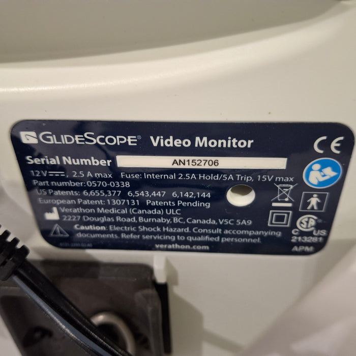 Verathon Medical, Inc Glidescope Video Laryngoscope