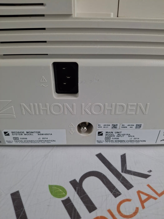 Nihon Kohden BSM-6501A Patient Monitor