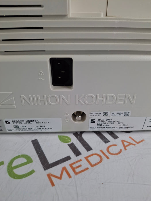 Nihon Kohden BSM-6501A Patient Monitor