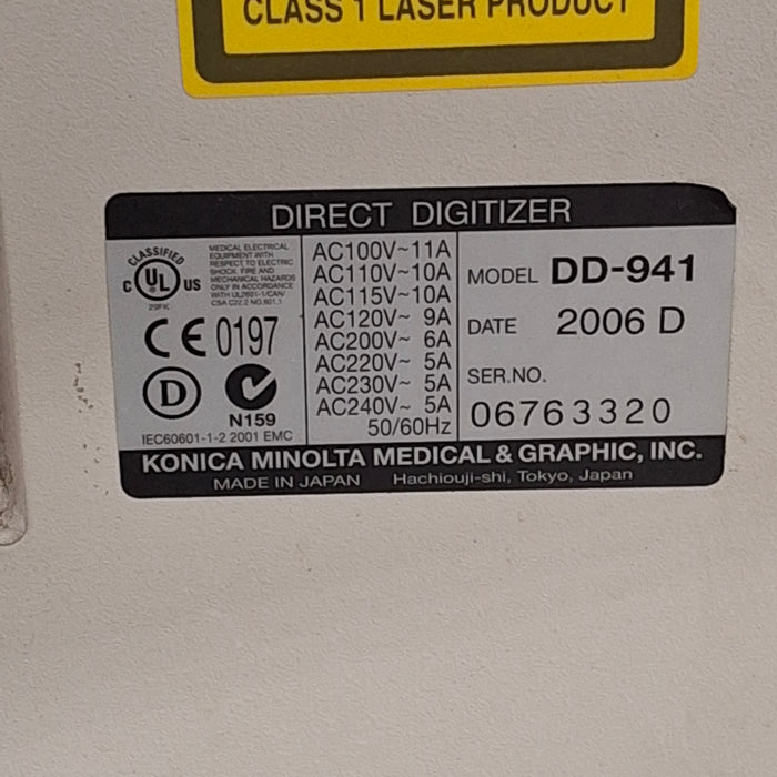 Konica Minolta Regius 190 CR Reader