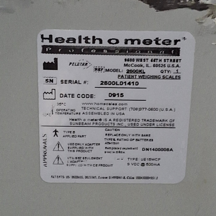 Health O Meter 2600KL Large Platform Scale