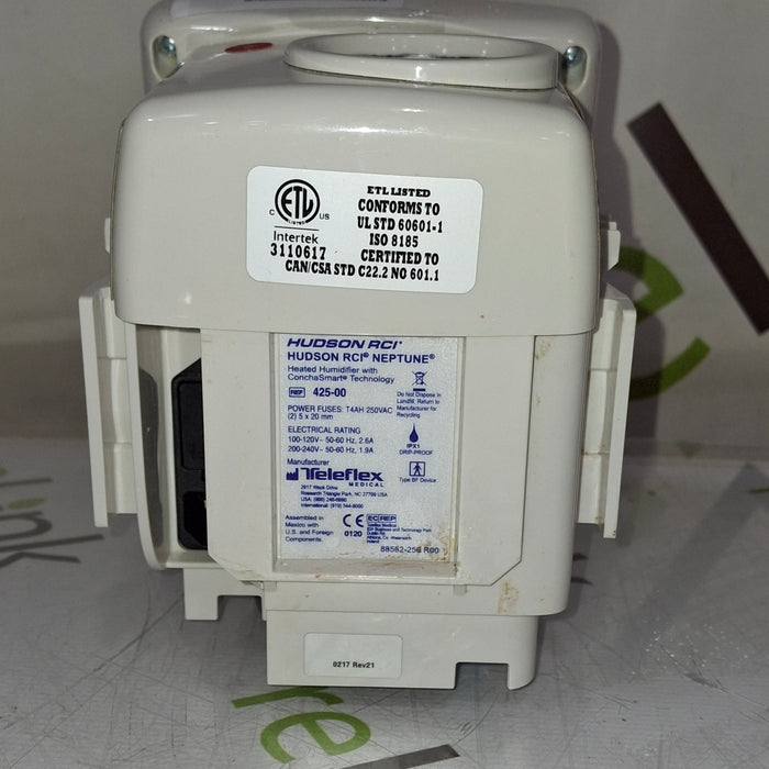 Teleflex Medical Hudson RCI Neptune Heated Humidifier