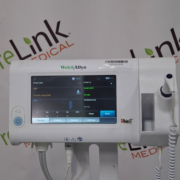 Welch Allyn Connex Spot Bluetooth - Masimo SpO2, SureTemp Monitor
