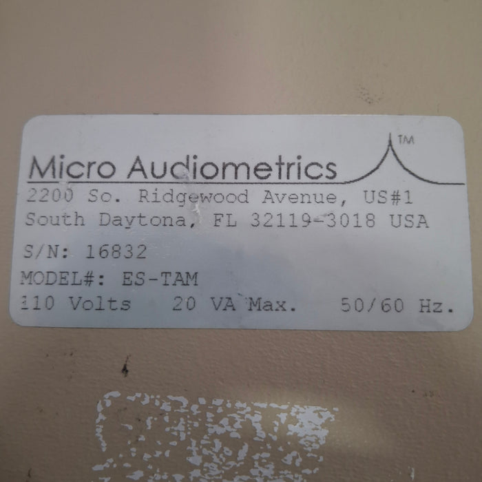 Micro Audiometrics Earscan 3 Audiometer