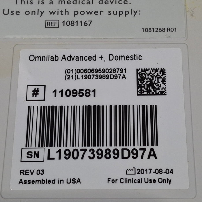 Philips Respironics OmniLab Advanced + System One Ventilator